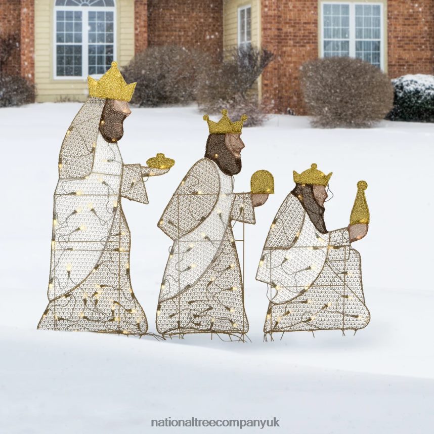 decoration | National Tree Company 42\ Three Wisemen with LED Lights F2L4F675